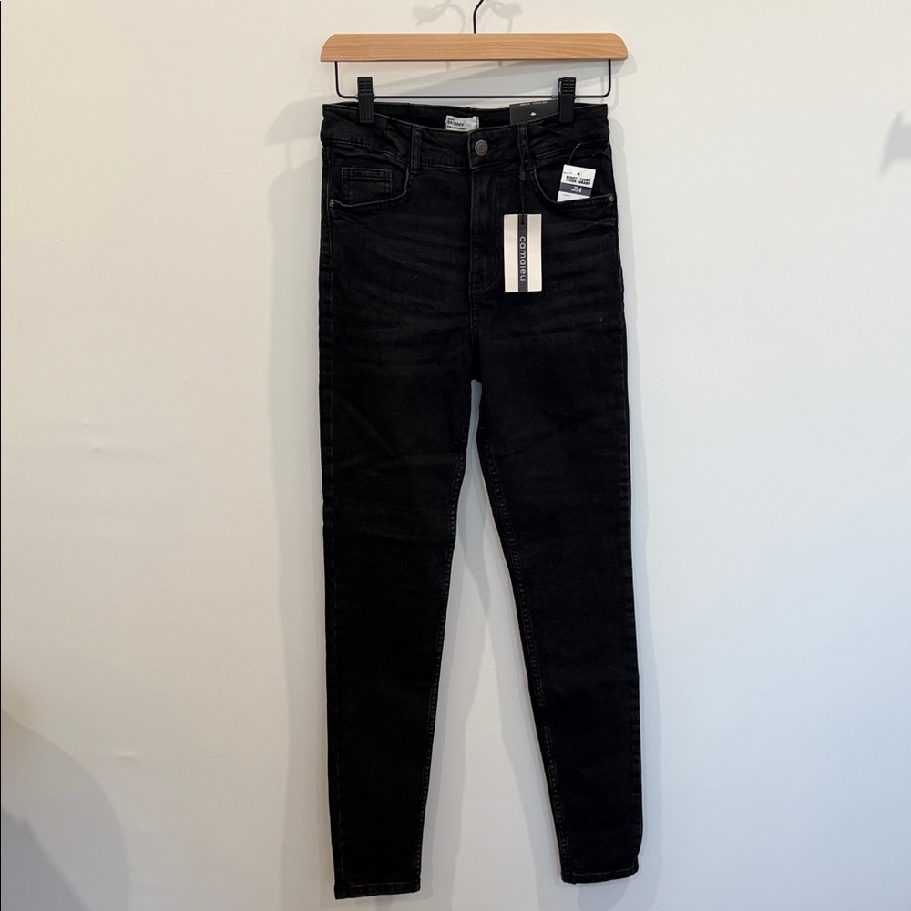 Camaieu Black Skinny Jeans for Women size 6 NWT